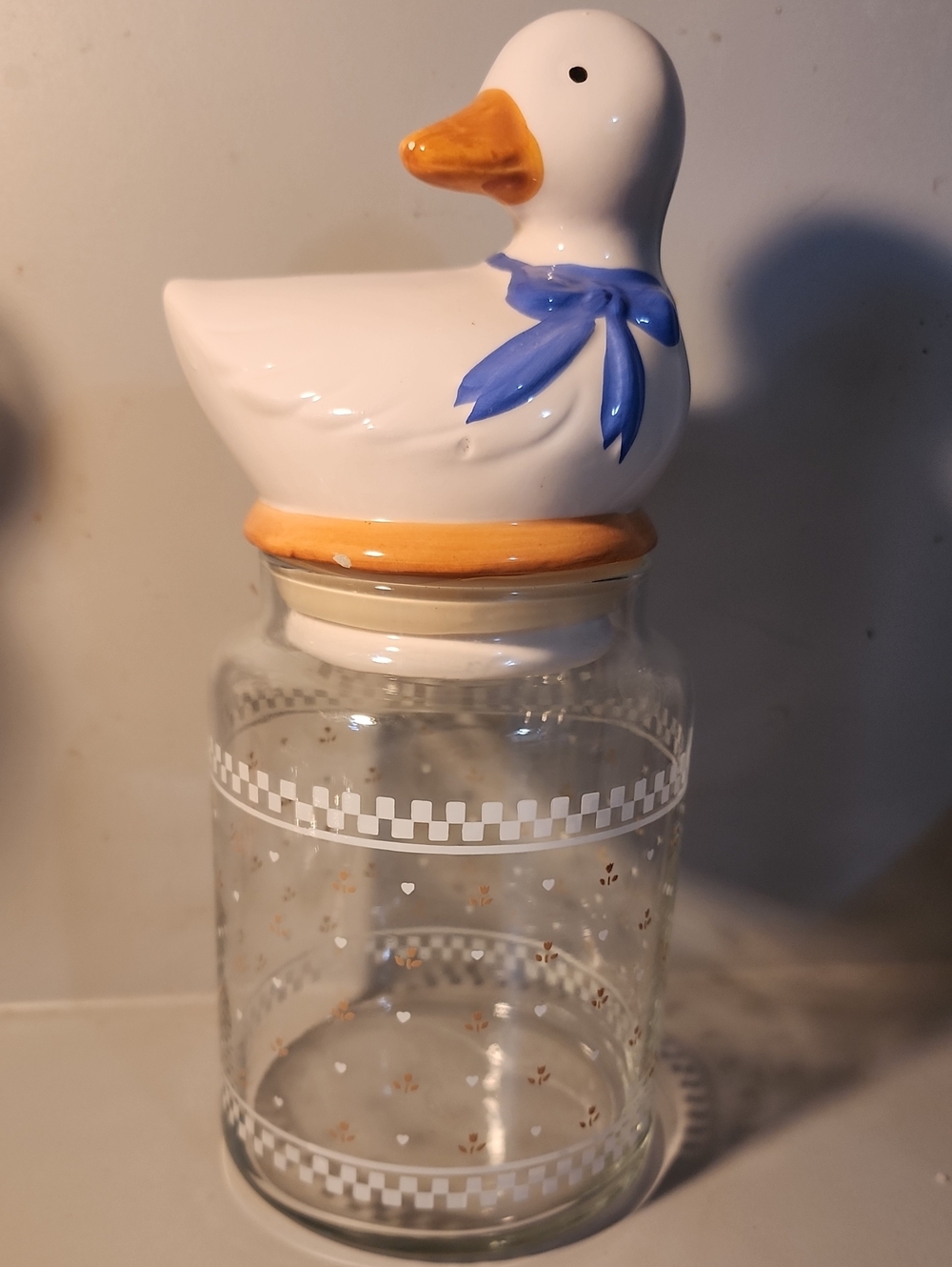 Vintage Anchor Hocking "Country Goose" Jar/canister